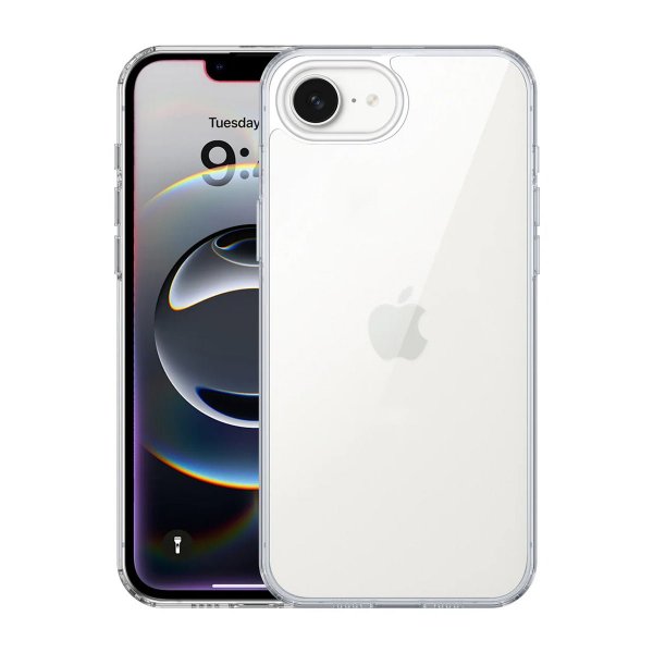Rvelon iPhone 16e/17e Deksel Støtsikker Transparent