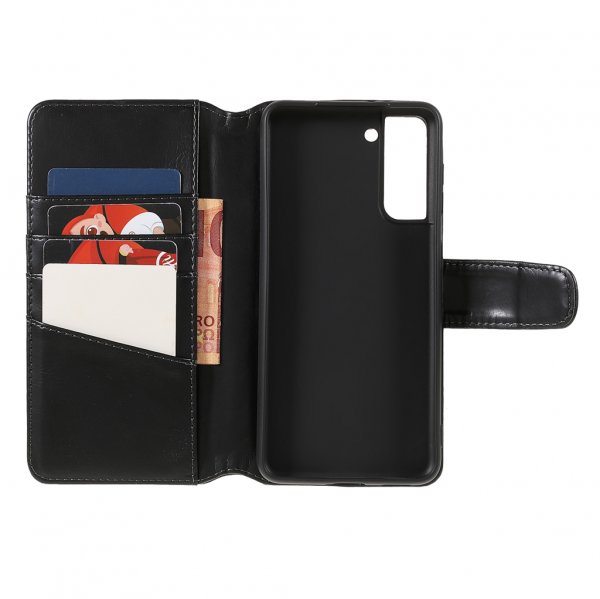 Nordic Covers Samsung Galaxy S22 Etui Essential Leather Raven Black