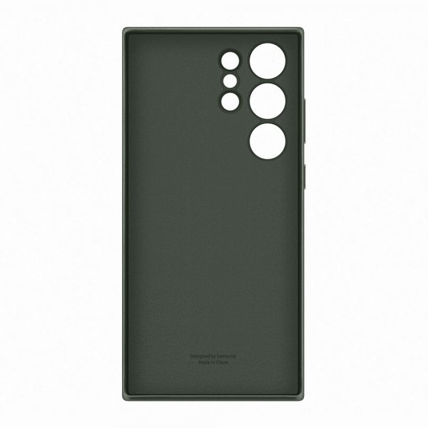 Samsung Original Galaxy S23 Ultra Deksel Leather Cover Grønn