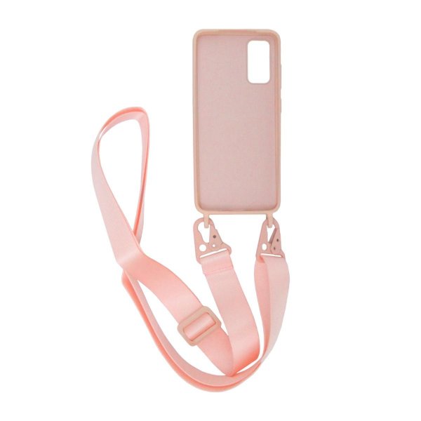 Samsung Galaxy S20 Deksel med Kjede Rosa