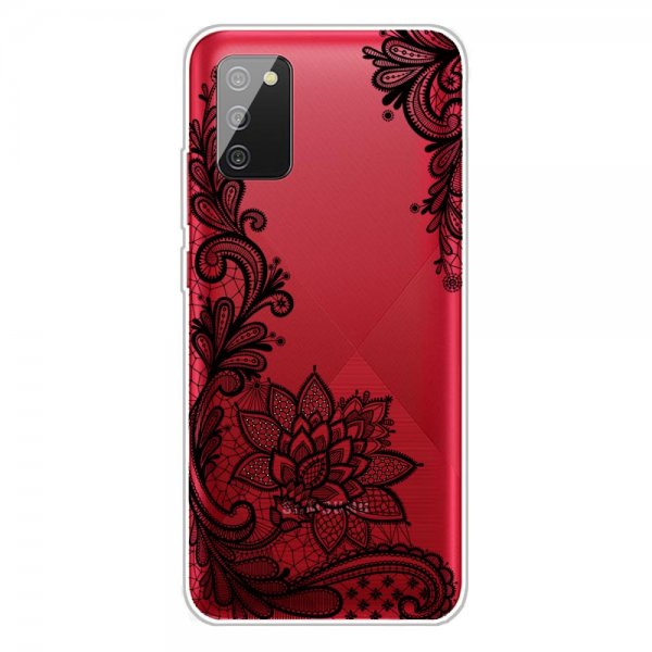 Samsung Galaxy A02s Deksel Motiv Laceblomma