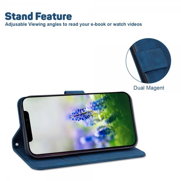 Samsung Galaxy A03 Etui Mønster Blå