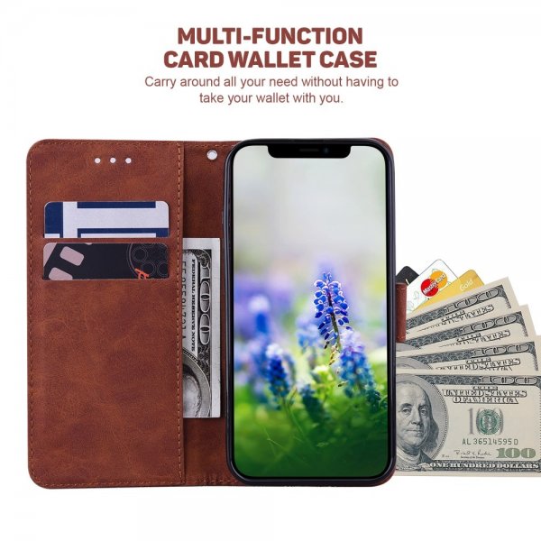 Samsung Galaxy A03 Etui Mønster Brun