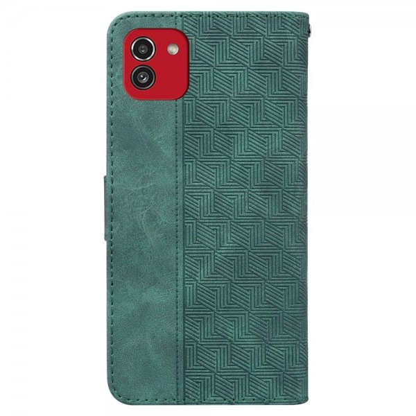 Samsung Galaxy A03 Etui Mønster Grønn