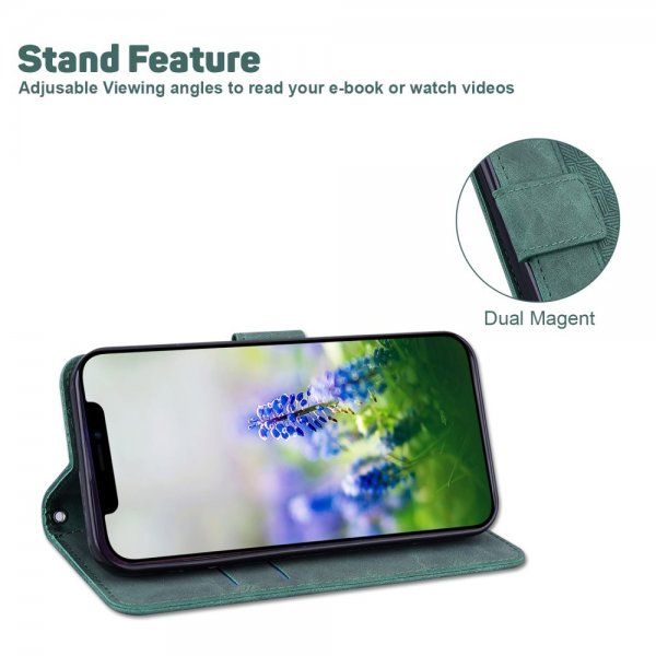 Samsung Galaxy A03 Etui Mønster Grønn