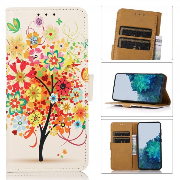 Samsung Galaxy A03 Etui Motiv Blomstring Tre