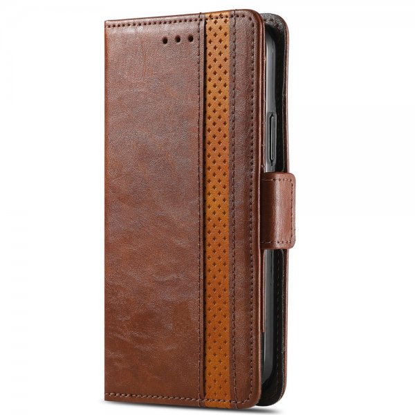 Samsung Galaxy A03 Etui Stripe Brun