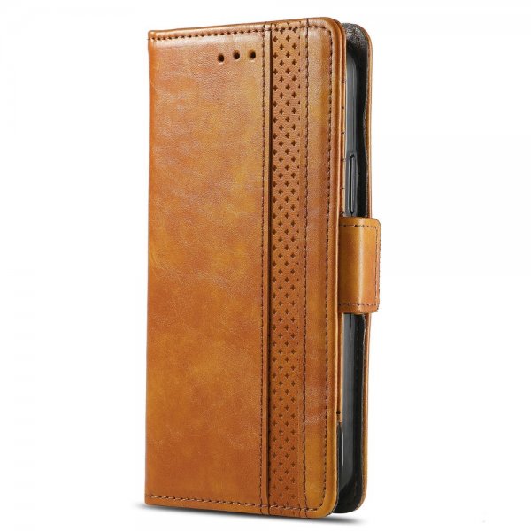 Samsung Galaxy A03 Etui Stripe Brun