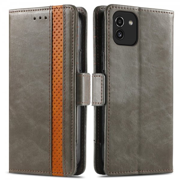 Samsung Galaxy A03 Etui Stripe Grå