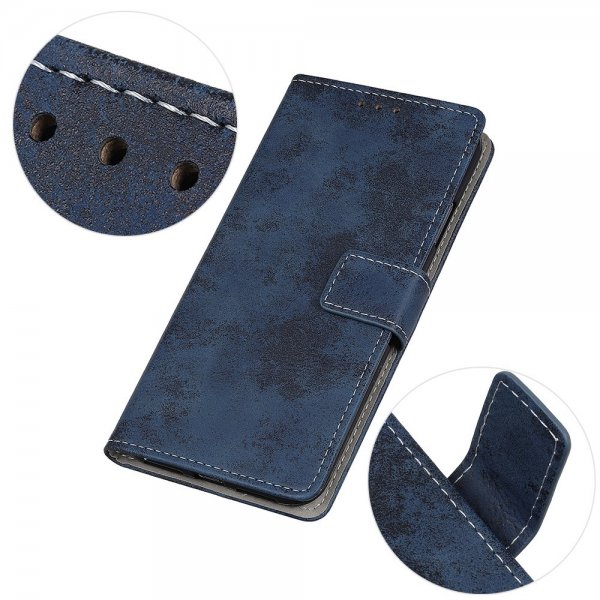 Samsung Galaxy A03 Etui Vintage Blå