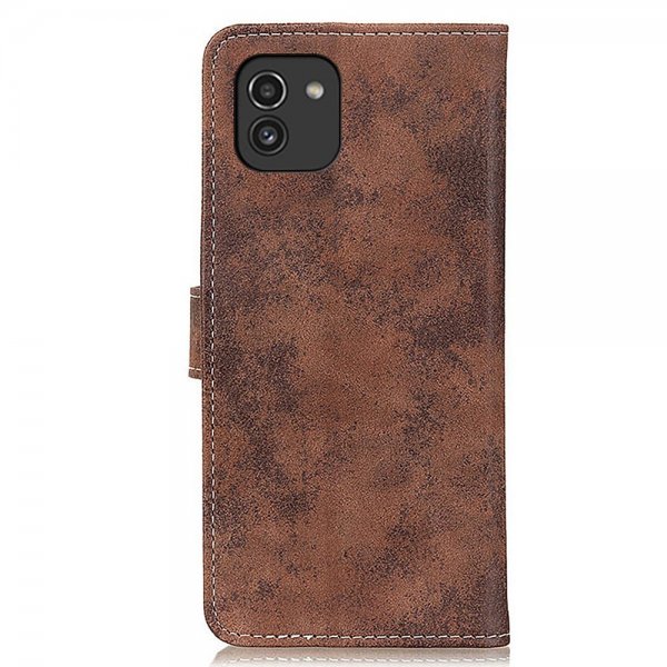 Samsung Galaxy A03 Etui Vintage Brun