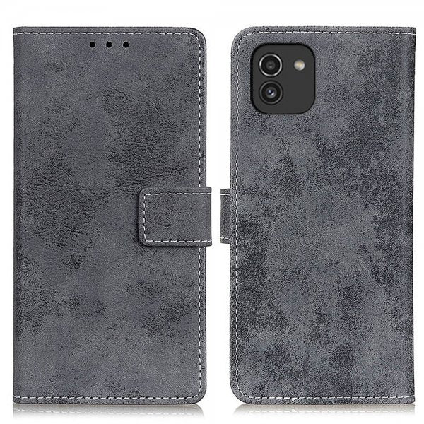 Samsung Galaxy A03 Etui Vintage Grå
