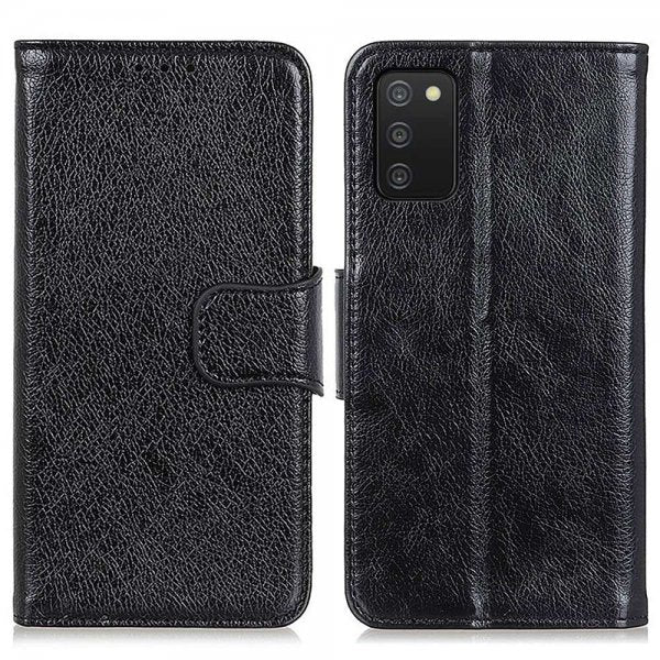 Samsung Galaxy A03s Etui Nappatekstur Svart