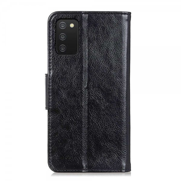 Samsung Galaxy A03s Etui Nappatekstur Svart
