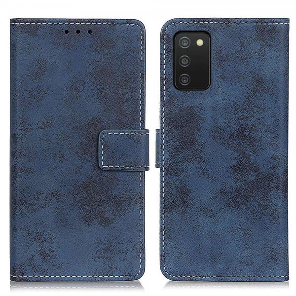 Samsung Galaxy A03s Etui Vintage Blå