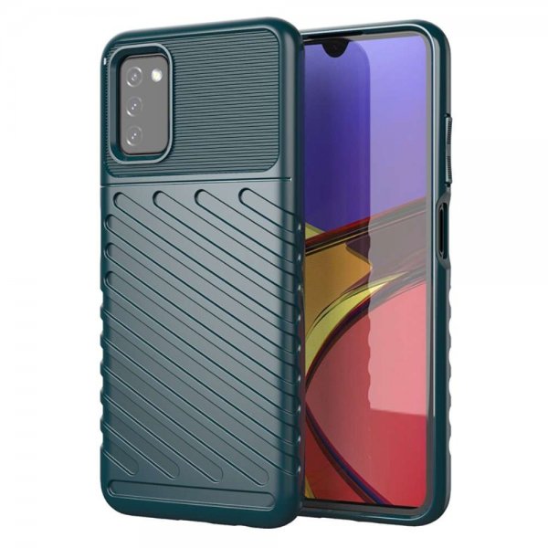 Samsung Galaxy A03s Deksel Thunder Series Grønn