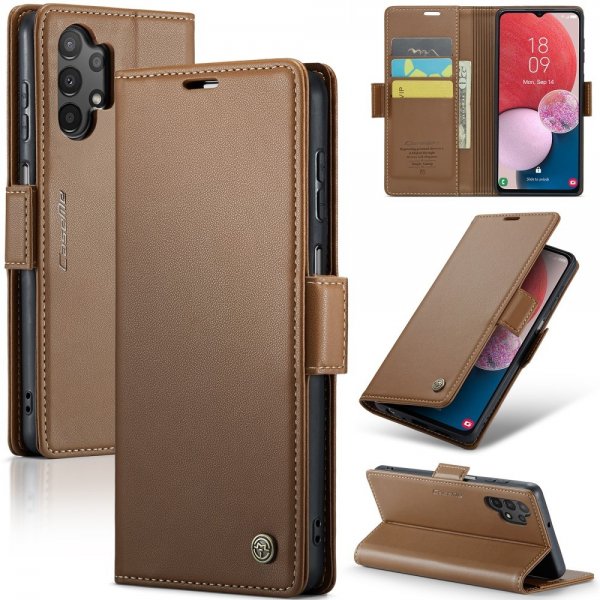 CaseMe Samsung Galaxy A04s/Galaxy A13 Etui 023 Series Brun
