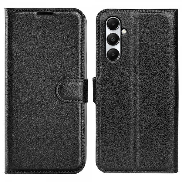 Samsung Galaxy A05s Etui Litchi Svart