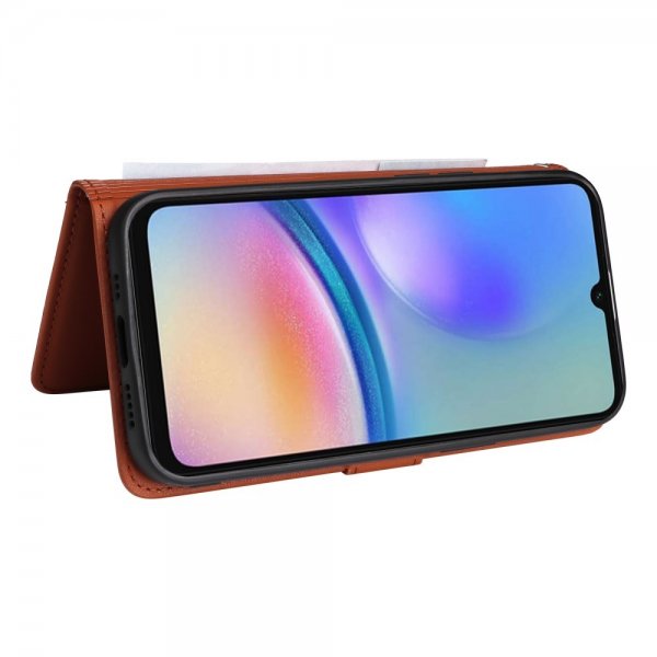 Betopnice Samsung Galaxy A05s Etui Avtagbart Deksel 005 Brun