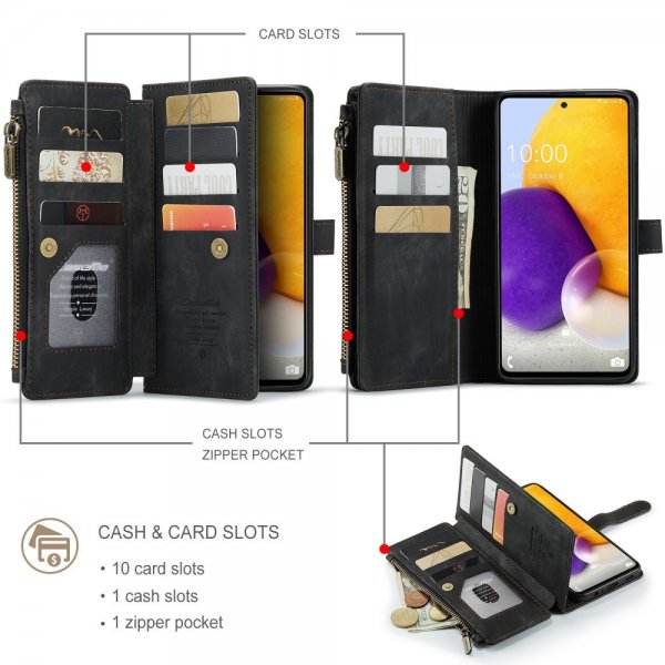 CaseMe Samsung Galaxy A13 4G Etui C30 Series Svart