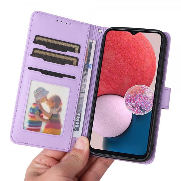 Betopnice Samsung Galaxy A13 4G Etui Avtagbart Deksel 005 Lilla