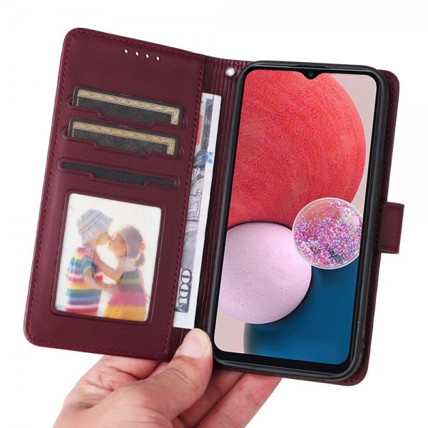 Betopnice Samsung Galaxy A13 4G Etui Avtagbart Deksel 005 Rød