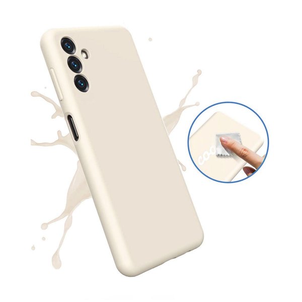 Rvelon Samsung Galaxy A13 4G Deksel Silikon Beige