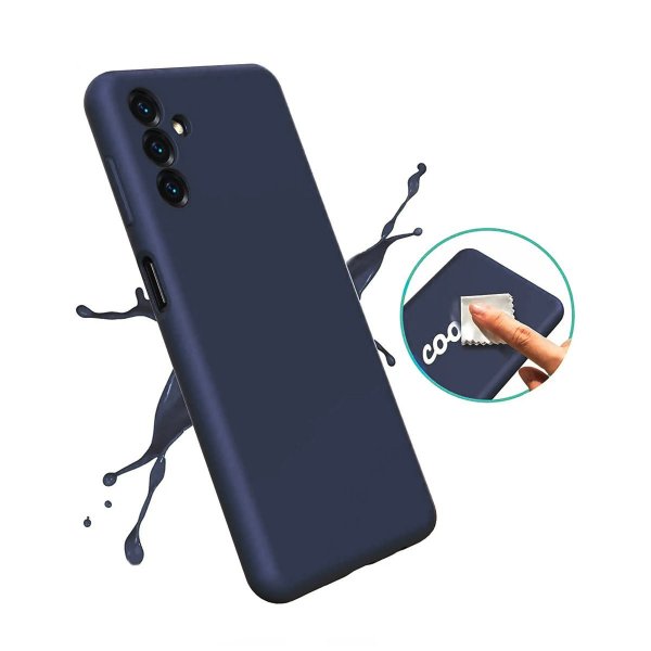 Rvelon Samsung Galaxy A13 4G Deksel Silikon Blå