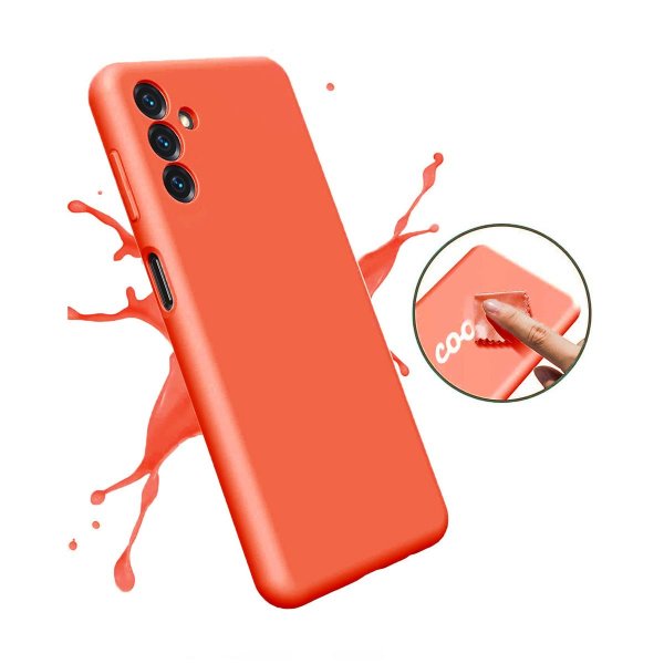 Rvelon Samsung Galaxy A13 4G Deksel Silikon Rosa