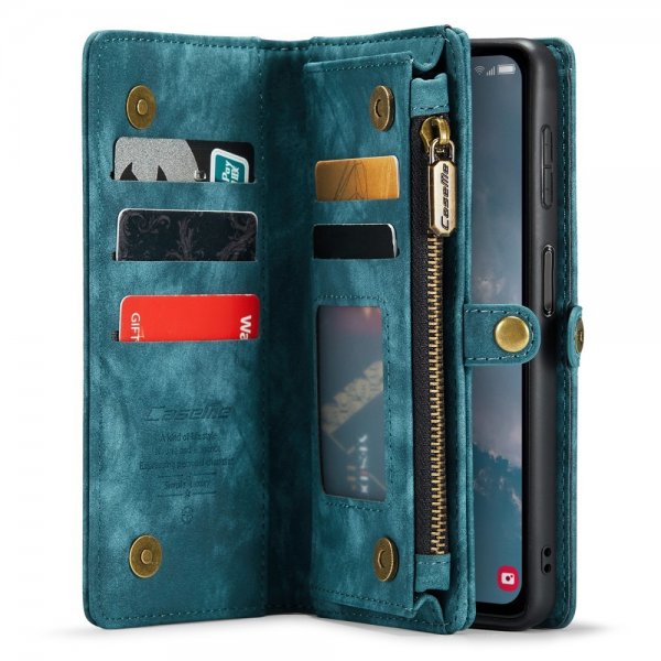 CaseMe Samsung Galaxy A14 Etui 008 Series Avtakbart Deksel Petrol