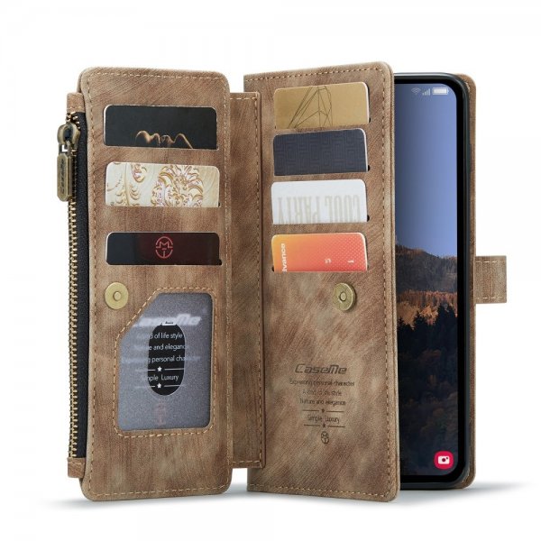 CaseMe Samsung Galaxy A14 Etui C30 Series Brun