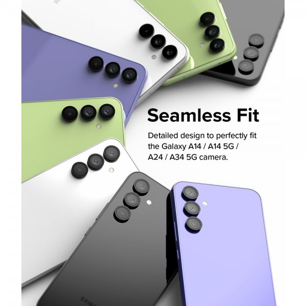 Ringke Samsung Galaxy A14/Galaxy A34 5G Kamerabeskytter Camera Lens Frame Svart