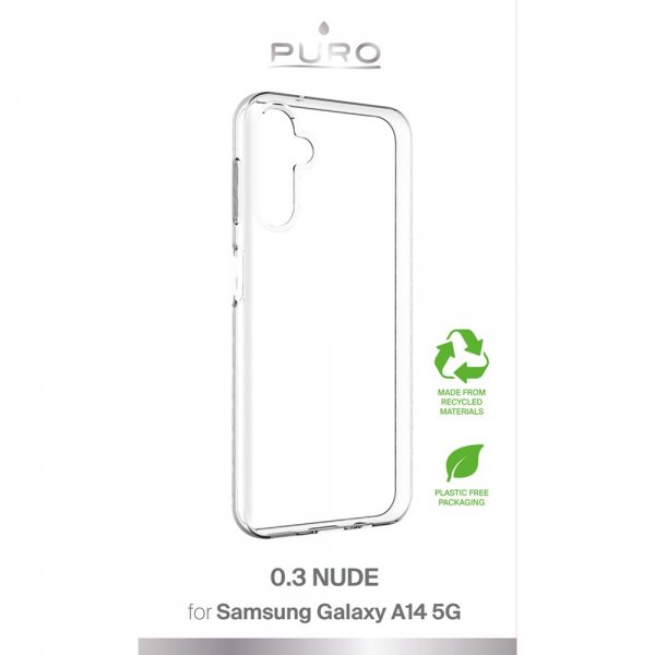 Puro Samsung Galaxy A14 Deksel Nude Transparent