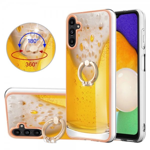 Samsung Galaxy A14 Deksel Finger Ring Motiv øl