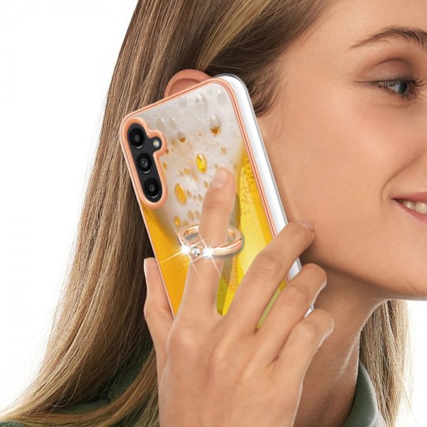 Samsung Galaxy A14 Deksel Finger Ring Motiv øl