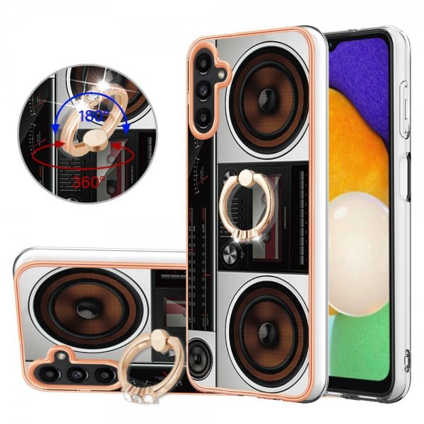 Samsung Galaxy A14 Deksel Finger Ring Motiv Radio