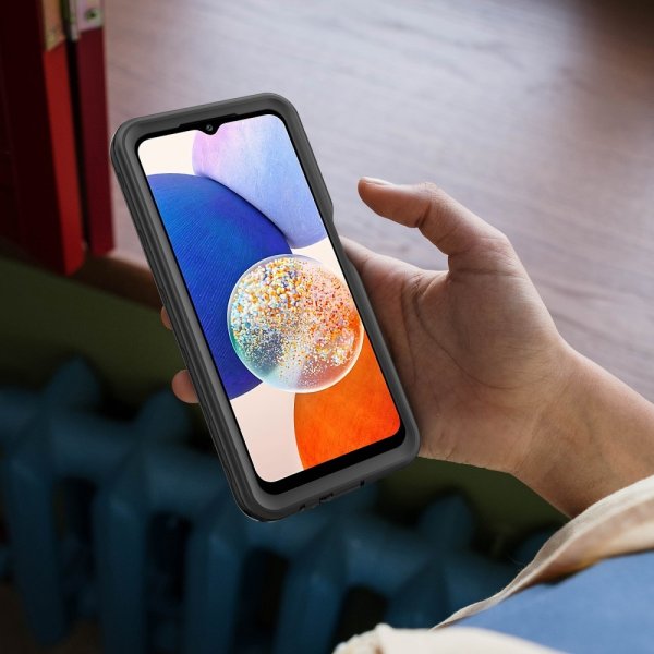 Redpepper Samsung Galaxy A14 Deksel Vanntett IP68 Svart