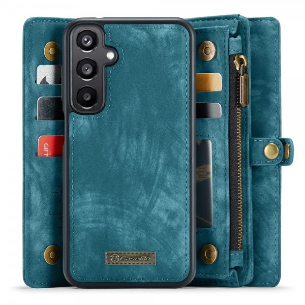 CaseMe Samsung Galaxy A15 Etui 008 Series Avtakbart Deksel Blå
