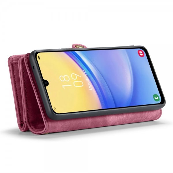 CaseMe Samsung Galaxy A15 Etui 008 Series Avtakbart Deksel Rød