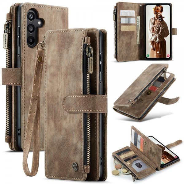 CaseMe Samsung Galaxy A15 Etui C30 Series Brun