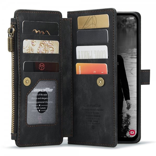 CaseMe Samsung Galaxy A15 Etui C30 Series Svart