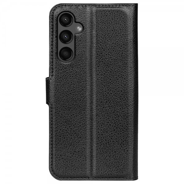Samsung Galaxy A15 Etui Litchi Svart
