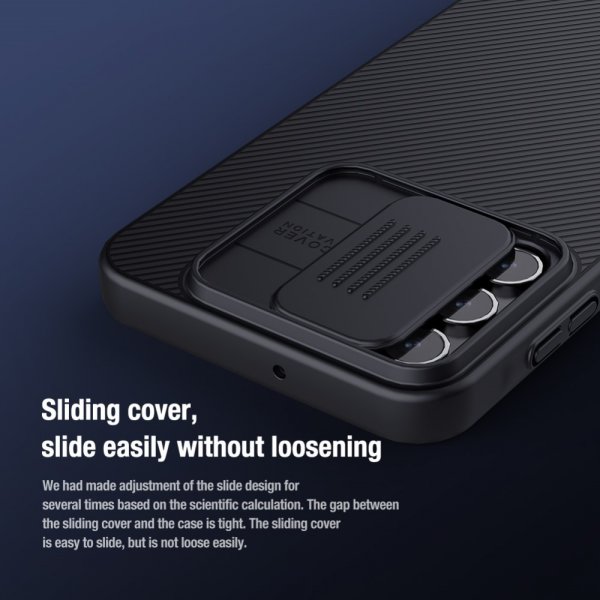 Nillkin Samsung Galaxy A15 Deksel CamShield Svart