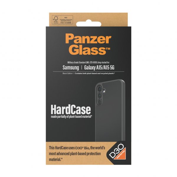 PanzerGlass Samsung Galaxy A15 Deksel HardCase D3O Svart