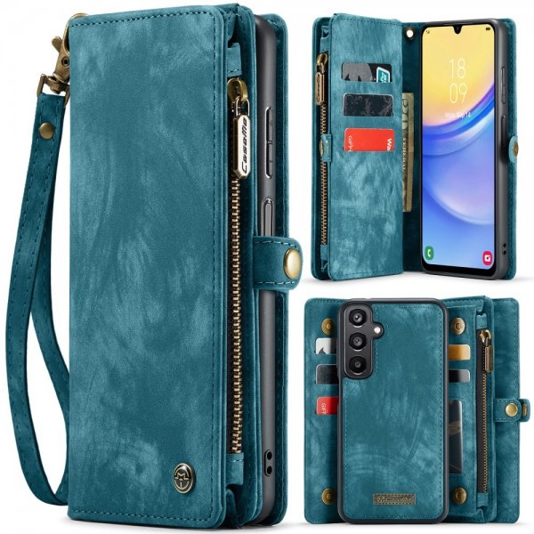 CaseMe Samsung Galaxy A16 Etui 008 Series Avtakbart Deksel Blå