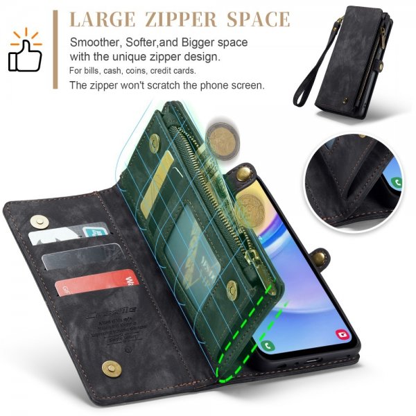CaseMe Samsung Galaxy A16 Etui 008 Series Avtakbart Deksel Svart