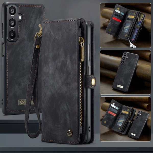 CaseMe Samsung Galaxy A16 Etui 008 Series Avtakbart Deksel Svart