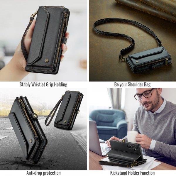 CaseMe Samsung Galaxy A16 Etui C36 Series Svart