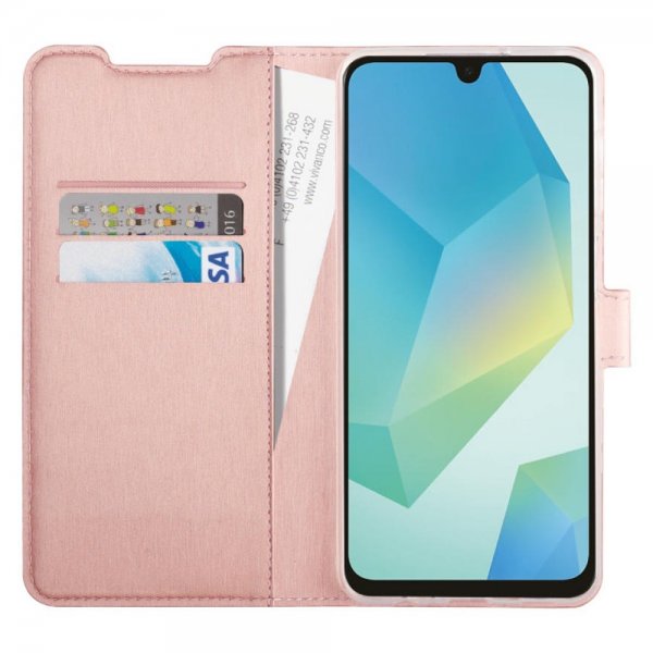 Vivanco Samsung Galaxy A16 Etui Classic Wallet Rosegull