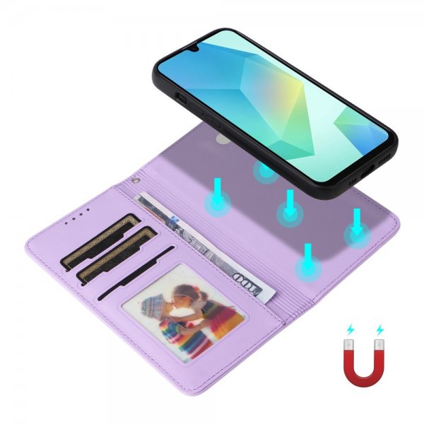 Betopnice Samsung Galaxy A16 Etui Avtagbart Deksel 005 Lilla